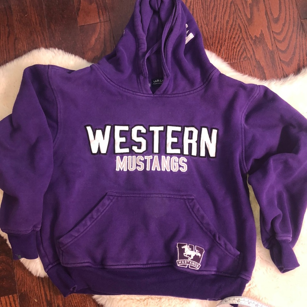 Western Mustangs university varsity hoodie
